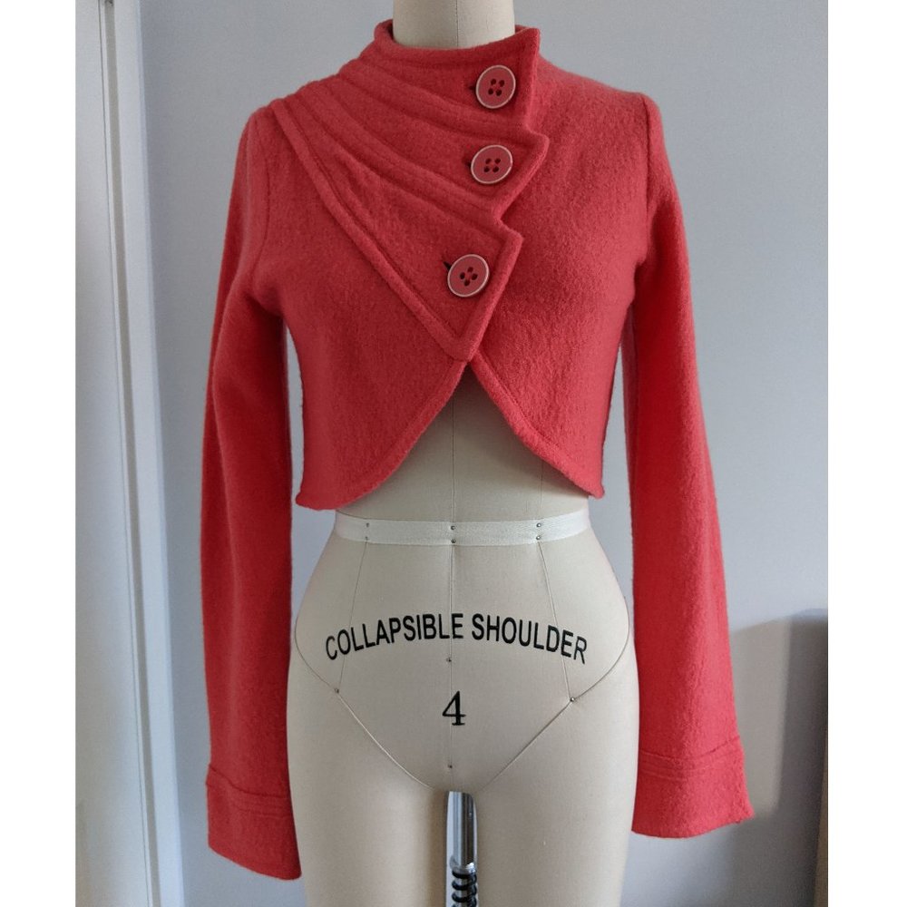 Anthropologie Sparrow Wool Cropped Bolero Jacket S